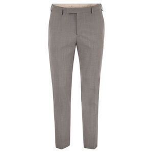 Pt Torino Men Dieci - Stretch Virgin Wool Trousers